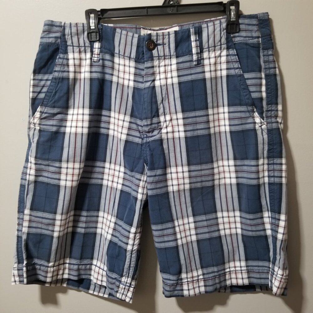 American Eagle Outfitter Cotton Plaid Shorts Men's 36